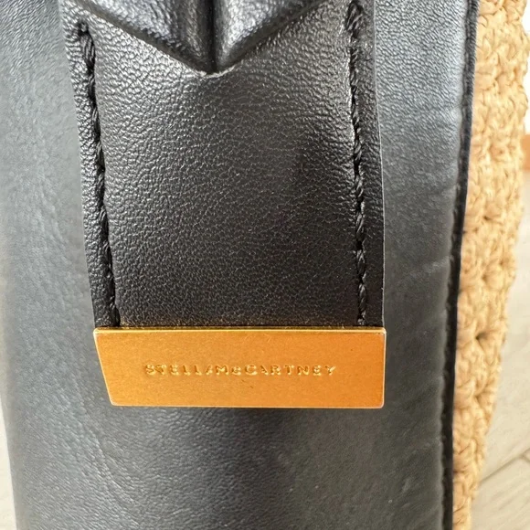 STELLA MCCARTNEY
Braided Raffia and Leather Small Hobo Bag - Picture 4 of 6